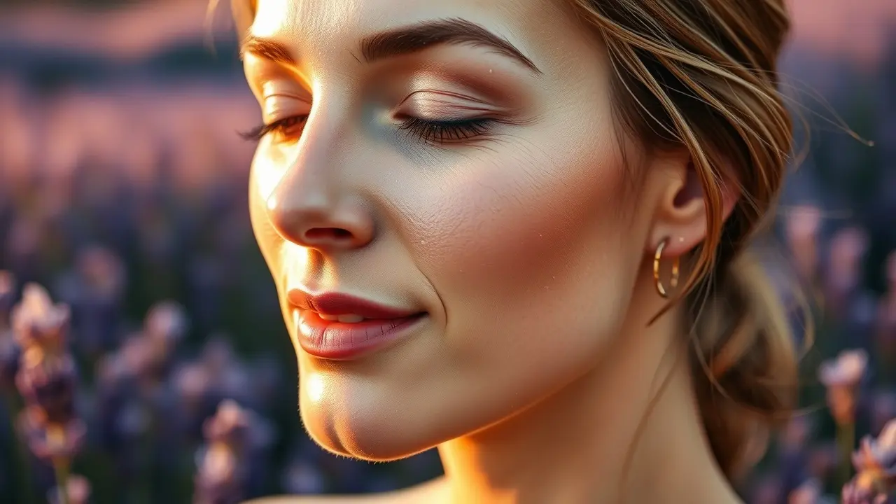 Hydrossential – Unique Beauty Serum: Does it Really Work? A Deep Dive Close-up of radiant skin after using Hydrossential serum