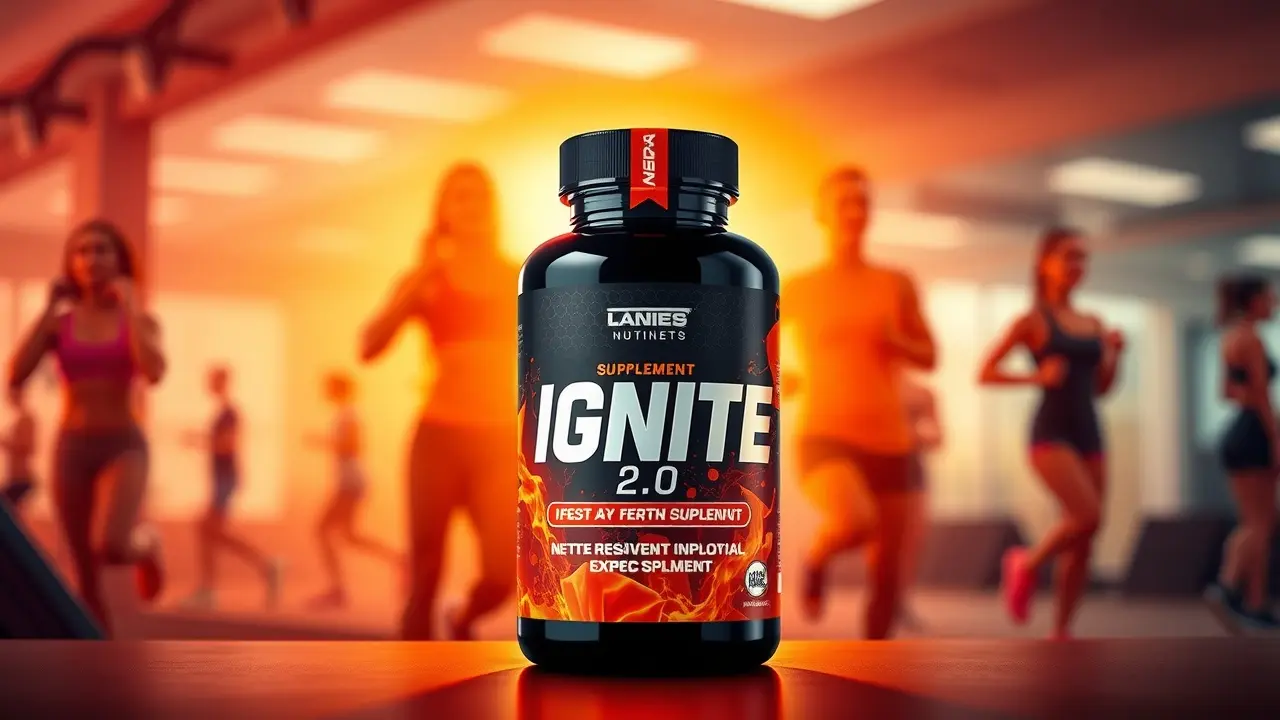 IGNITE 2.0 Review: Does This Supplement Really Torch Fat? IGNITE 2.0 bottle against a bright, energetic backdrop