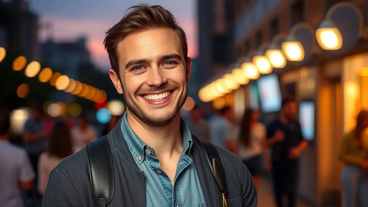 Impulsive Method For Men Review: Does This Dating Advice Really Work? Confident man smiling in urban setting