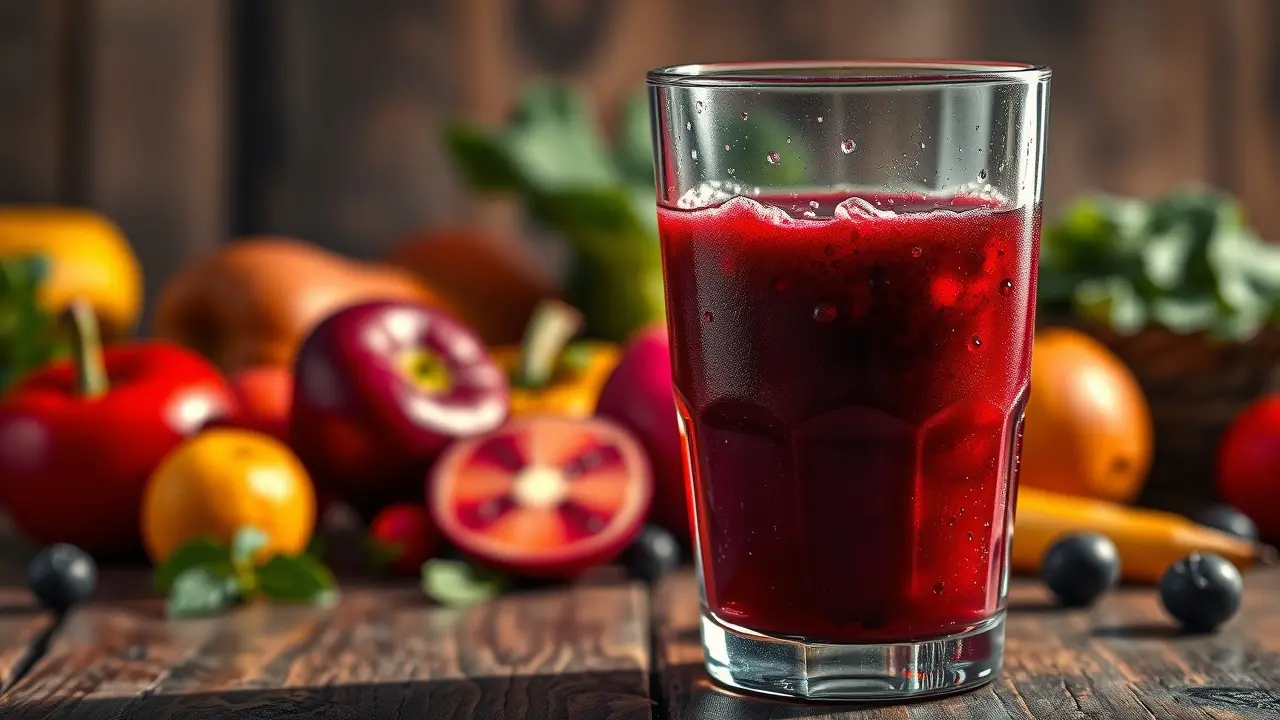 Juicing For Your Manhood: Does This Erectile Dysfunction Solution Work? Glass of fresh red juice for erectile dysfunction
