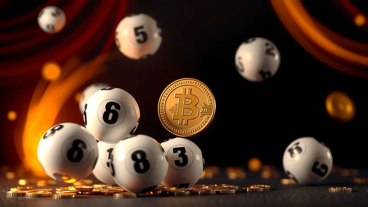 Lotto Profits Review: Can This System Really Boost Your Lottery Wins? Lottery balls swirling around a golden coin