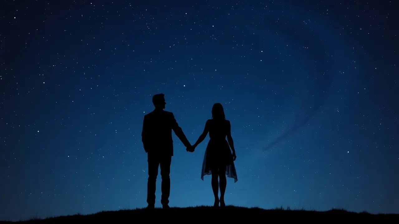 Love Astrology: Find Your Soulmate Through the Stars? Couple under starry sky representing love astrology