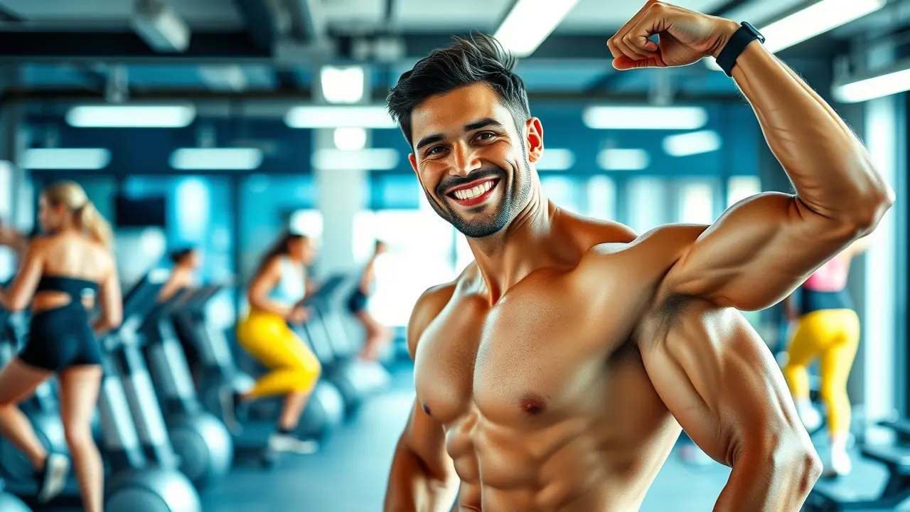 Make an Easy $1,750 a Month: Legit Opportunity or Overhyped Claim? Fitness enthusiast showcasing toned physique in a gym