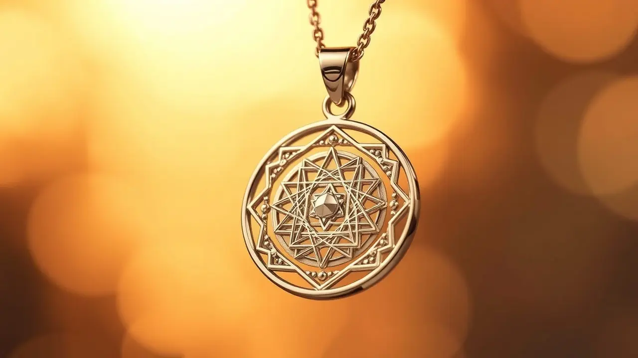 Manifest Abundance Pendant Review: Unlock Your Potential? Close-up of Manifest Abundance Pendant