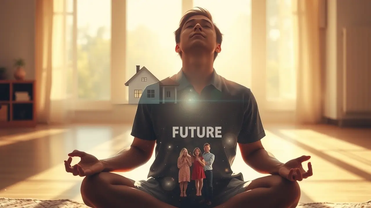 Manifestation 3.0 Review: Unlock Your Inner Potential? Person meditating, visualizing their ideal future