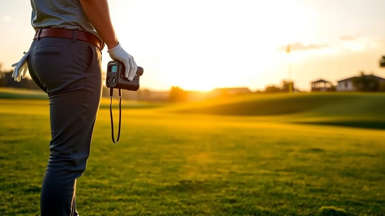 MGS Eagle Eye Rangefinder Review: Improve Your Golf Game? MGS Eagle Eye Rangefinder in use on the golf course