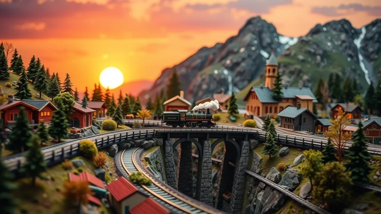The Ultimate Model Railroad Guide and Print Out Buildings Review: Build Your Dream Layout Detailed Model Railroad Layout