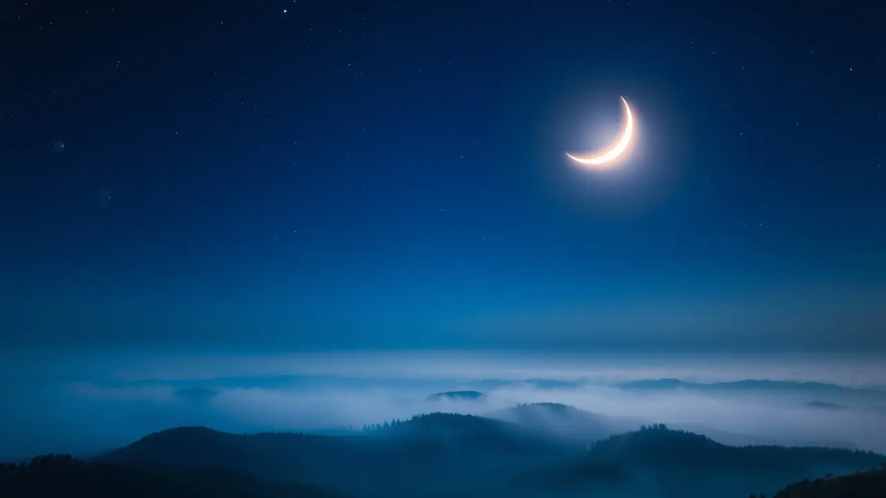 Unlock Your Destiny: A Deep Dive into Moon Reading Crescent moon over landscape with stars