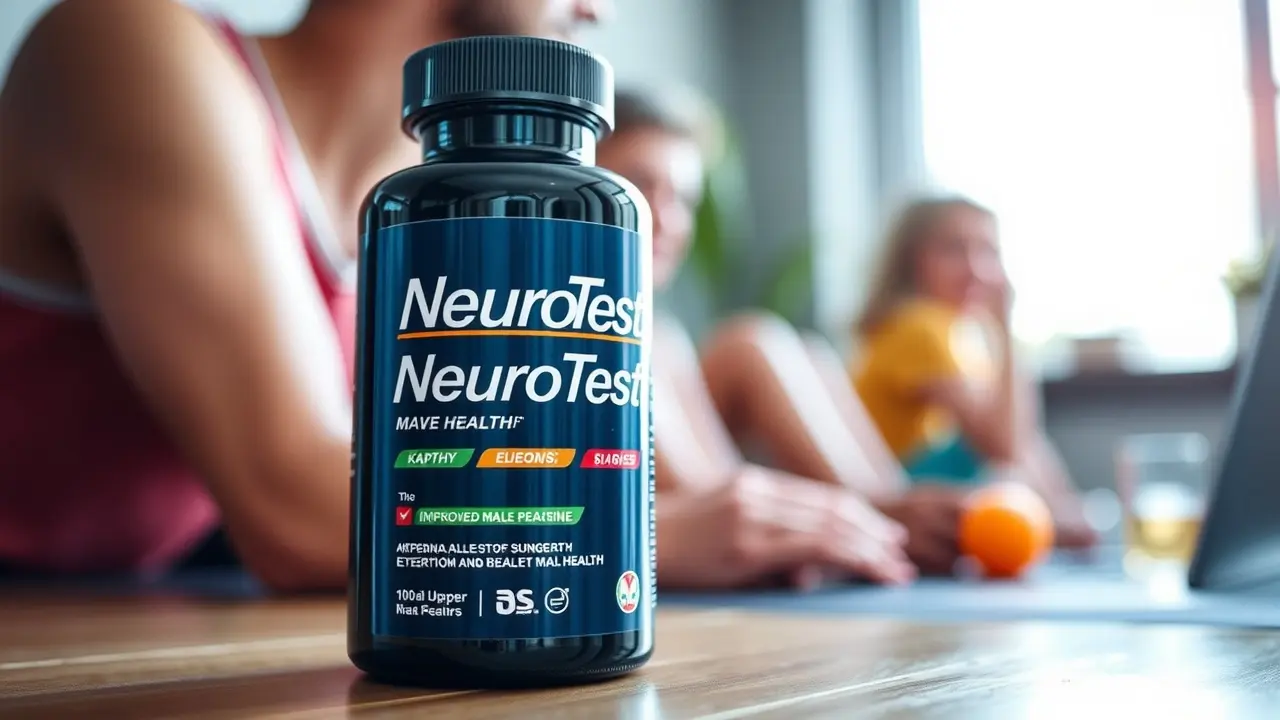 NeuroTest Review: Can This Supplement Boost Your Male Health? NeuroTest supplement bottle.