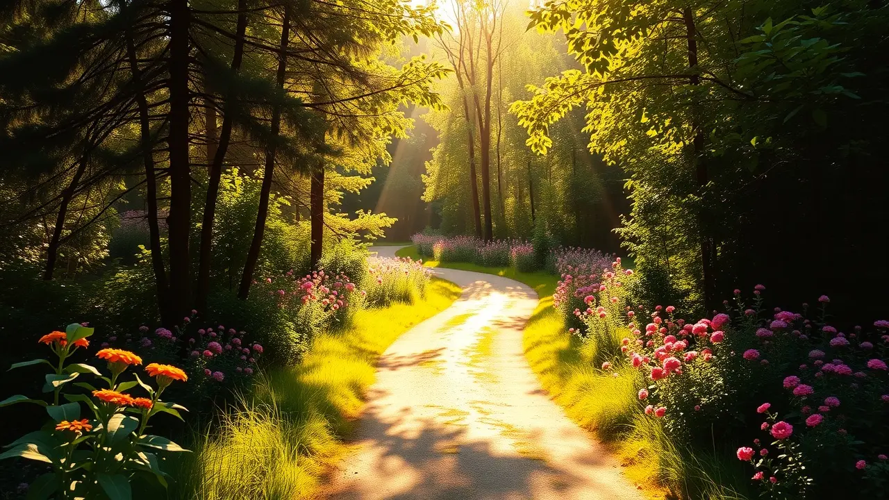 Unlock Your Potential: A Deep Dive into the New-Age/PD Funnel Path through forest representing personal discovery and potential with the New-Age/PD Funnel