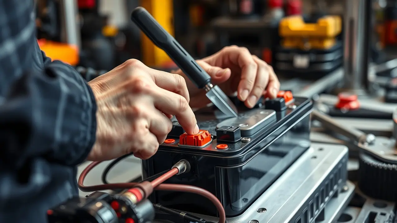 New Battery Reconditioning Course Review: Can It Revive Your Old Batteries? Battery reconditioning process in action