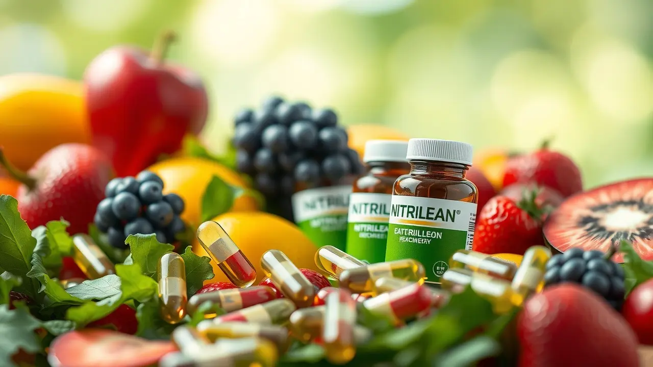 NITRILEAN Review: Does This Supplement Really Work for Weight Loss? NITRILEAN weight loss supplement capsules with fruits and vegetables