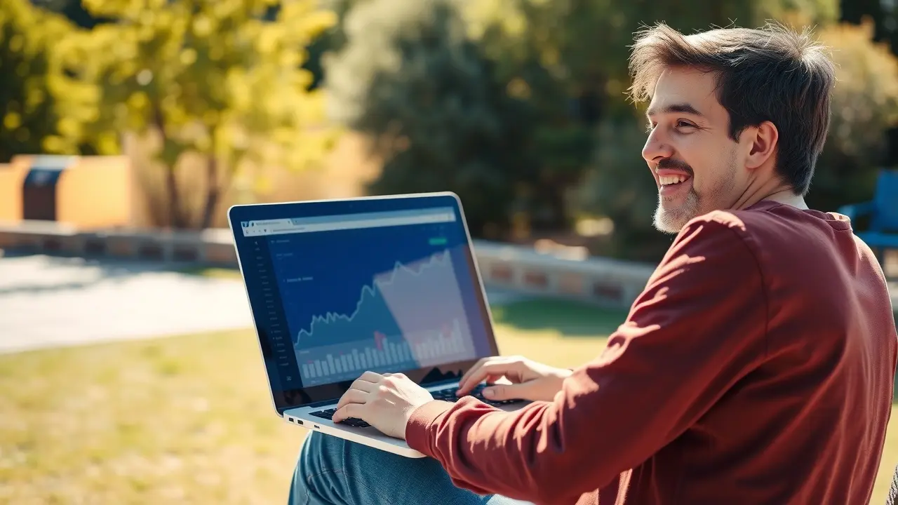 Person earning online income with Online Earners Academy