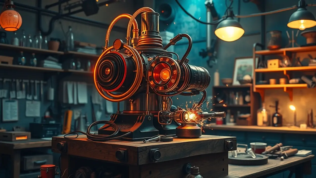 Orgone Motor: Can You Really Reduce Your Power Bill? Image of Orgone Motor being constructed