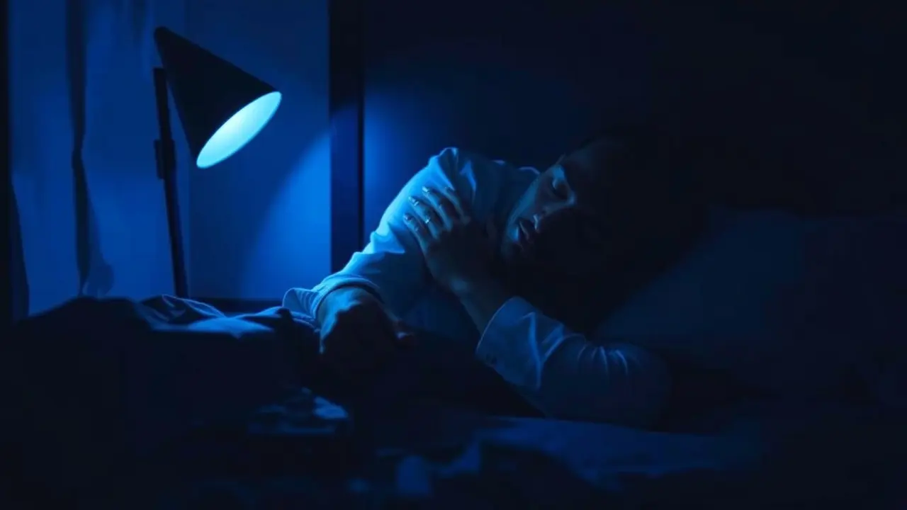Pitch Black Review: Can It Really Improve Sleep and Boost Testosterone? Man Sleeping Peacefully in Dark Bedroom