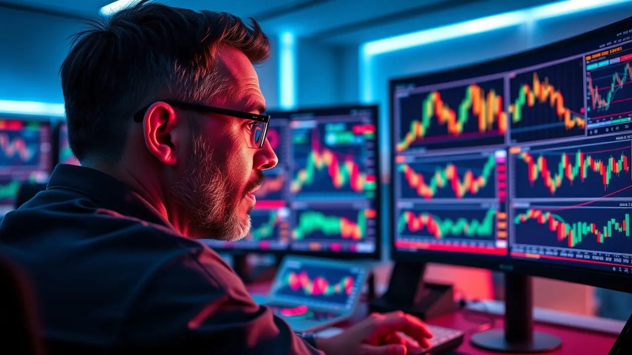 Premium Forex Signals: Your Path to Forex Trading Success? Trader analyzing Forex charts using premium signals
