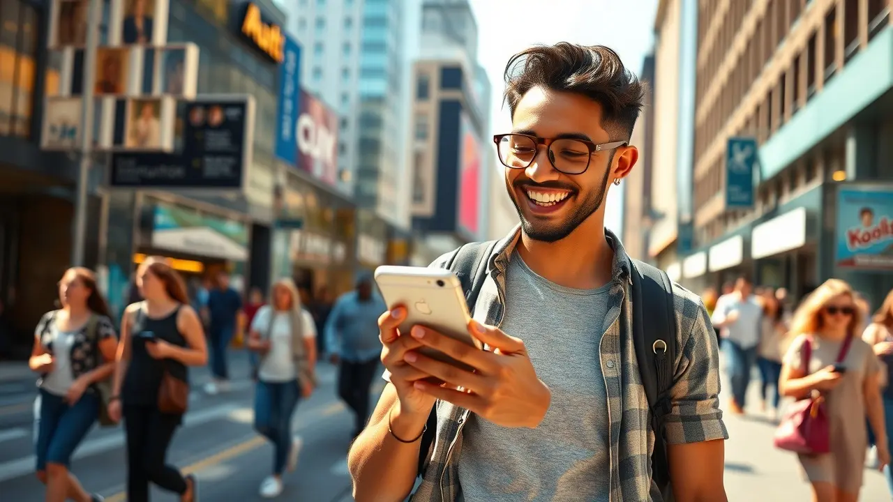 ProfitsGram Review: Can You Really Make Money on Instagram? Person using ProfitsGram on smartphone