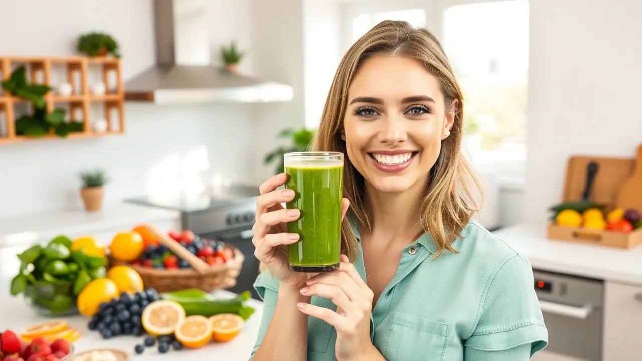 Progenifix Review: Does This Weight Loss Supplement Really Work? Woman Holding Green Smoothie