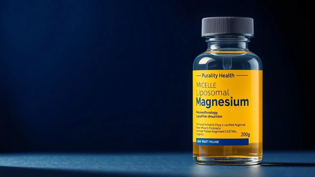 Purality Health Micelle Liposomal Magnesium: A Deep Dive Review Purality Health Micelle Liposomal Magnesium bottle