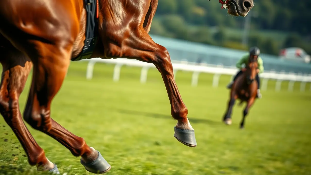 Racing Success: Does This Horse Racing System Really Deliver? Racehorse sprinting on a green track