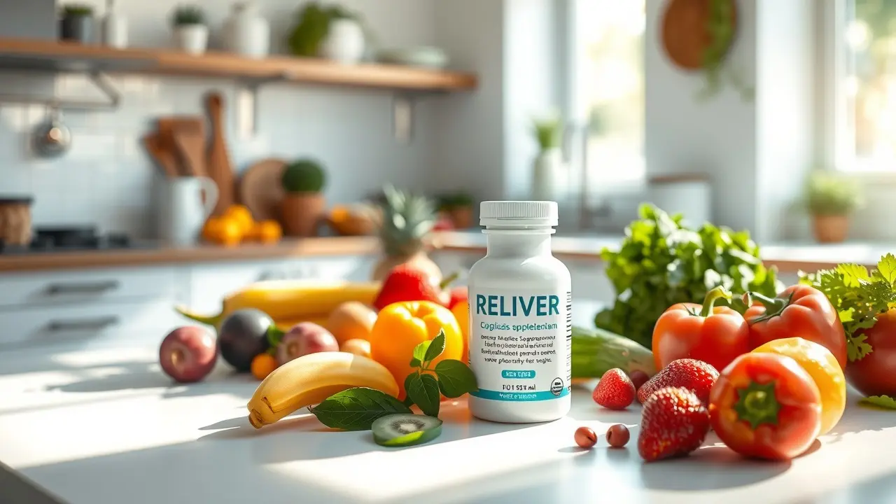 RELIVER Review: Can This Supplement Really Improve Liver Health and Weight Loss? RELIVER supplement with a variety of healthy foods