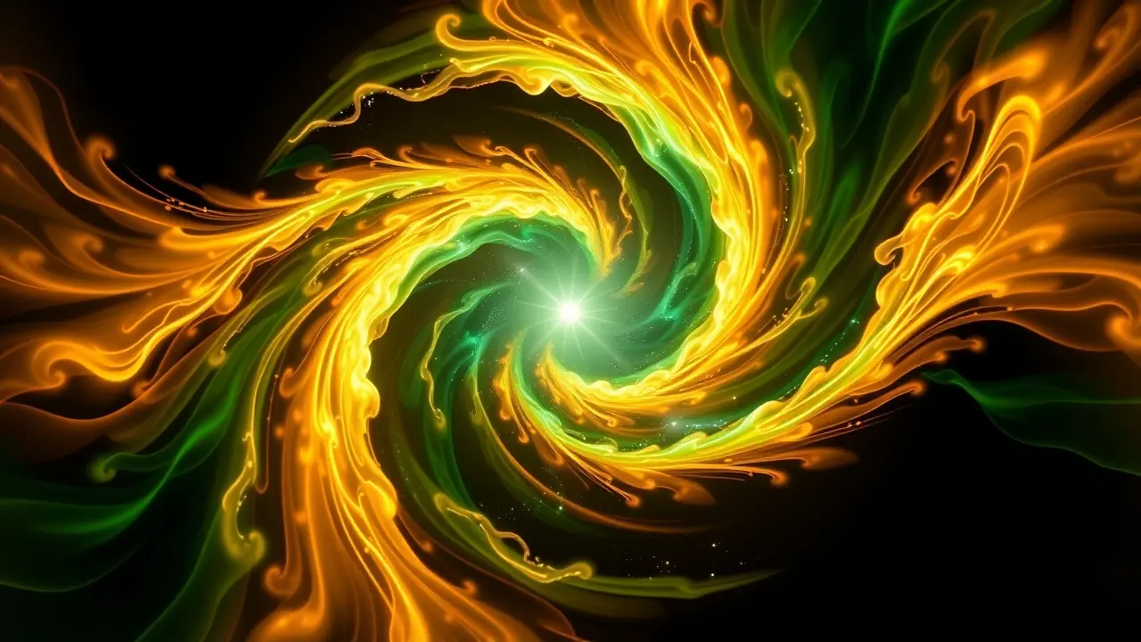 Shifting Vibrations Review: Unlocking Your Wealth Manifestation Potential? Energetic vortex representing Shifting Vibrations