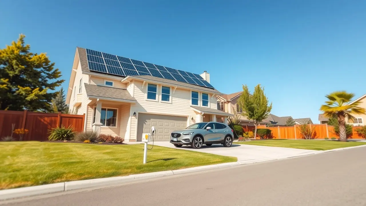 Solar Innovator Review: Is This Green Energy Solution Worth It? House with solar panels on the roof, showcasing sustainable living.