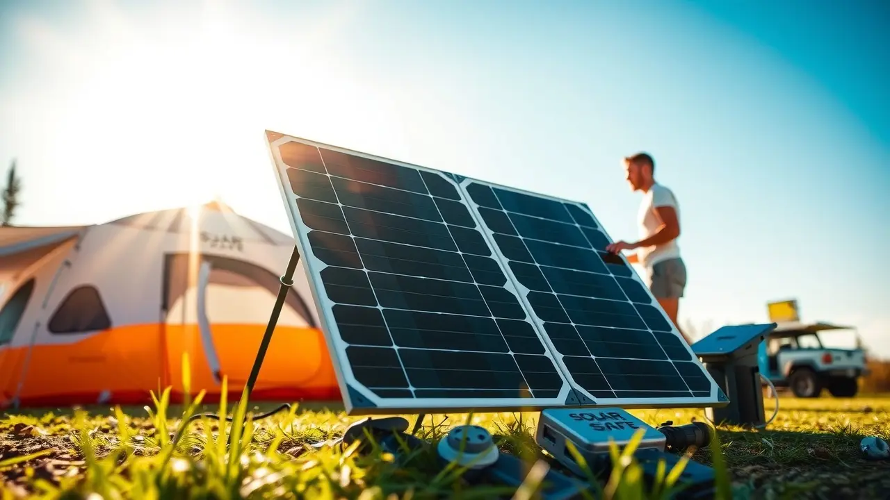 Solar Safe Review: Is This Portable Power Solution Worth It? Image of Solar Safe portable solar panel