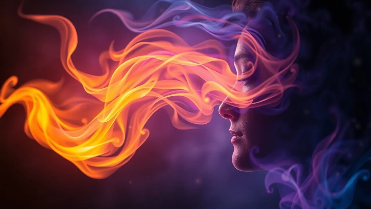 Soul Flame Reading Review: Is It the Key to Your Destiny? Mystical flame illuminating a face