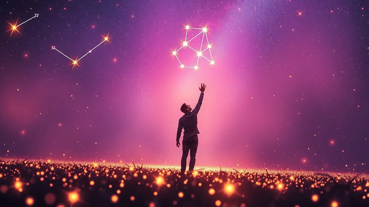 Soul Manifestation Review: Unlock Your Hidden Potential? Person reaching for stars, Soul Manifestation concept