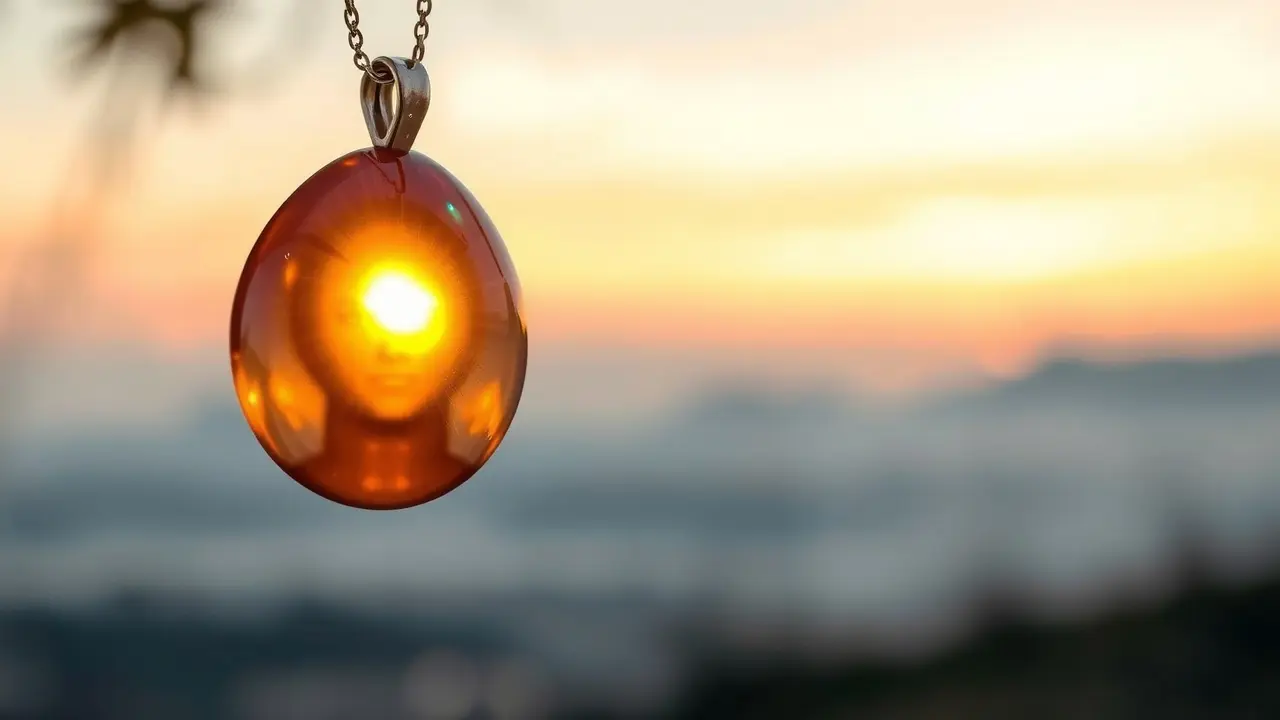 Spiritual Connection Pendant: Unlock Your Inner Peace and Power Spiritual Connection Pendant glowing with golden light during meditation