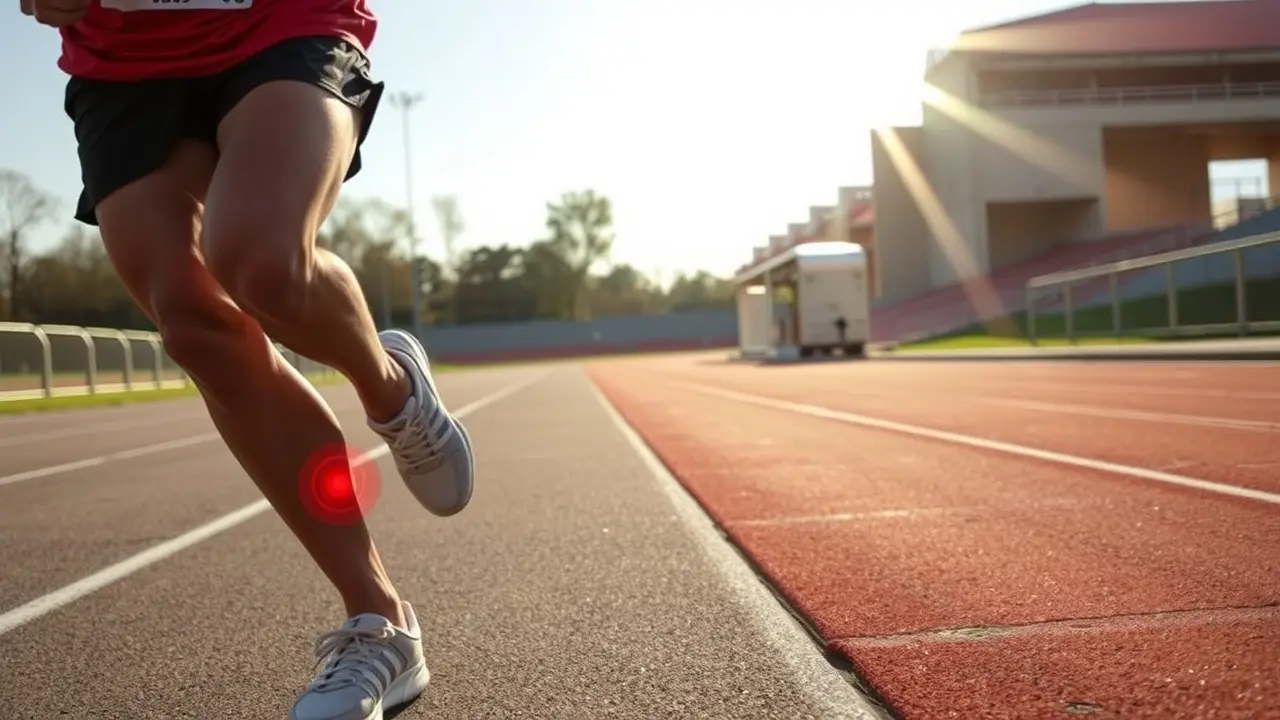 Stop Shin Splints Forever: A Comprehensive Review Runner experiencing shin splint pain