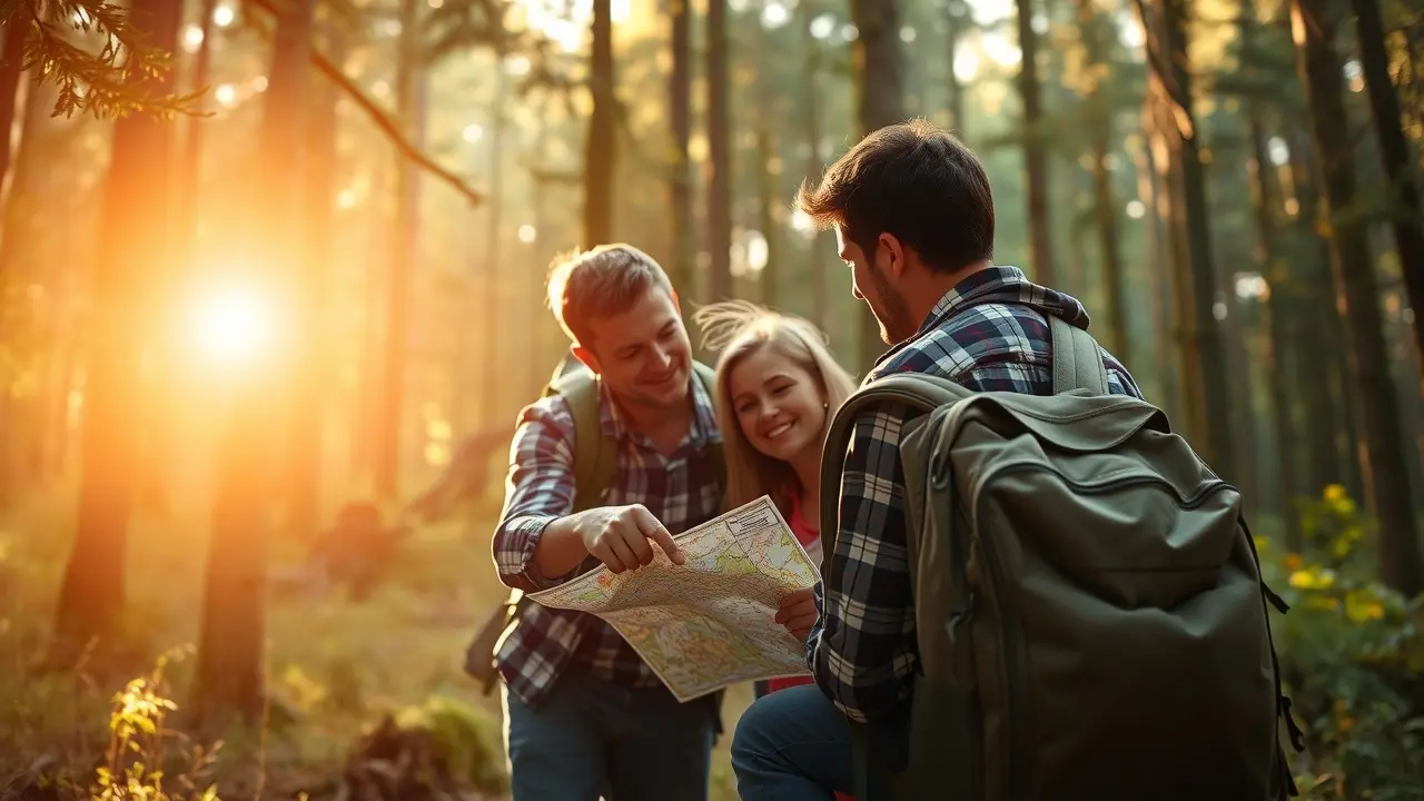 Survival System Review: Is It Worth Your Time and Money? Family using a survival system map in the forest