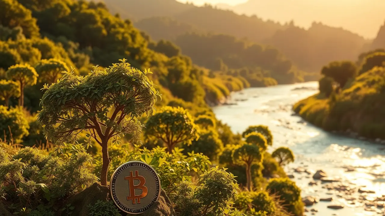 TAO OF RICH Review: Unlocking Abundance or Just Hype? Golden trees and the river of coins representing financial growth.