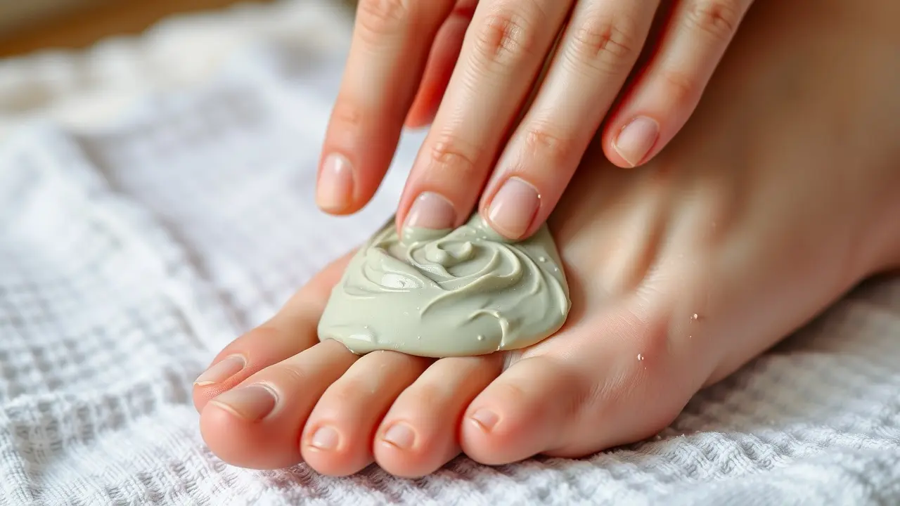 TerraCalm Review: Does This Anti-Fungal Clay Really Work? Applying TerraCalm to Foot