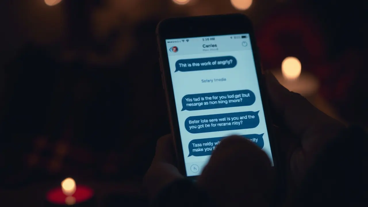 Text Your Ex Back Review: Does Michael Fiore’s Program Really Work? Smartphone displaying text messages about past relationship