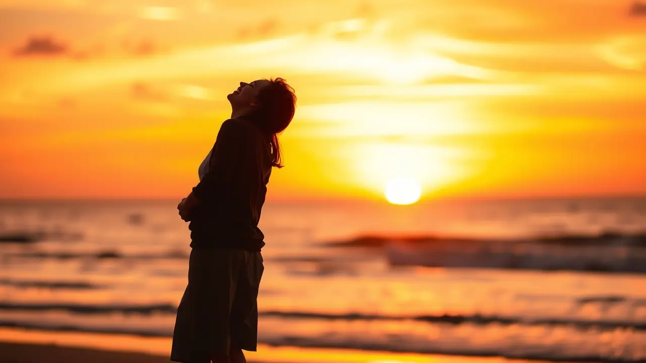 The Bonding Stages Review: Can This Program Save Your Relationship? Couple laughing joyfully at sunset