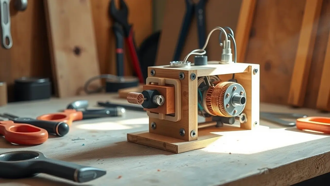 The Cold War Generator Review: Can It Really Power Your Home? DIY Cold War Generator setup in a workshop