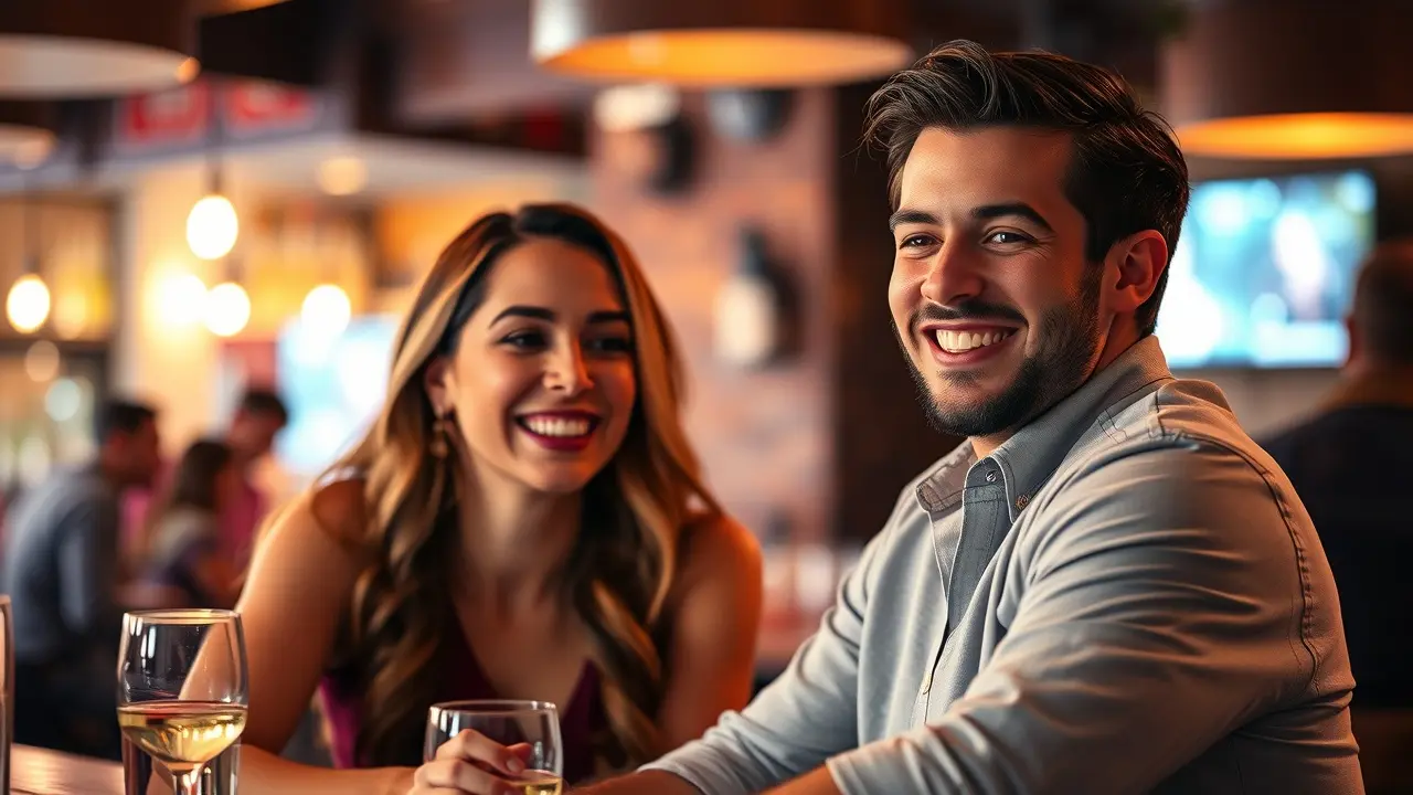 The Dating Apocolpyse Review: Can It Save Your Love Life? Confident man and admiring woman in conversation