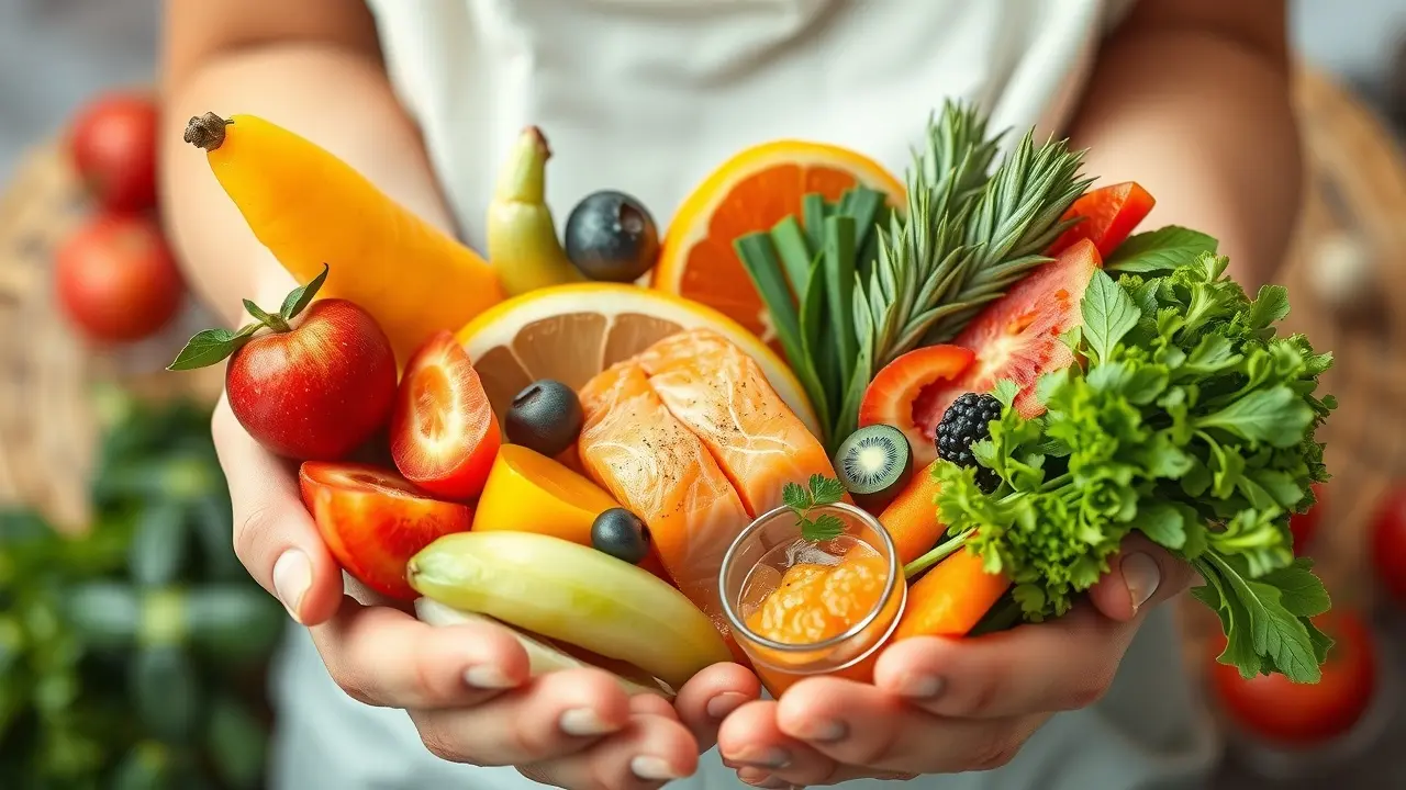 The E-Factor Diet: Your Comprehensive Review for Weight Loss Success Colorful assortment of healthy foods representing a balanced diet.