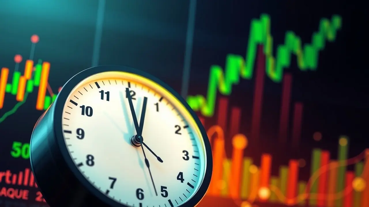 The Five Minute Investor Review: Can You Really Grow Wealth in 5 Minutes? Image representing The Five Minute Investor concept with a upward-trending stock chart and a clock face.
