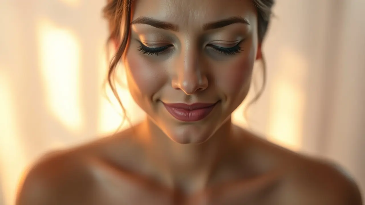The Genius Wave Review: Unlocking Hidden Potential? Meditating person with soft lighting and pastel background reflecting peace