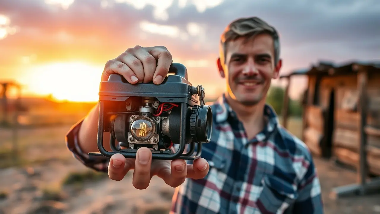 The Lost Generator Review: Can It Really Power Your Life? Person holding homemade generator