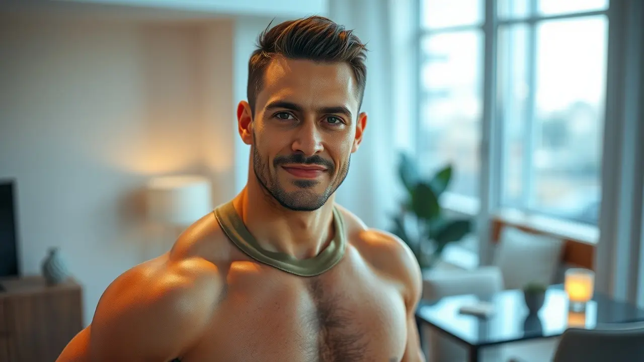 The Manhood Miracle: Does This Male Enhancement System Really Work? Confident man showcasing vitality and fitness.