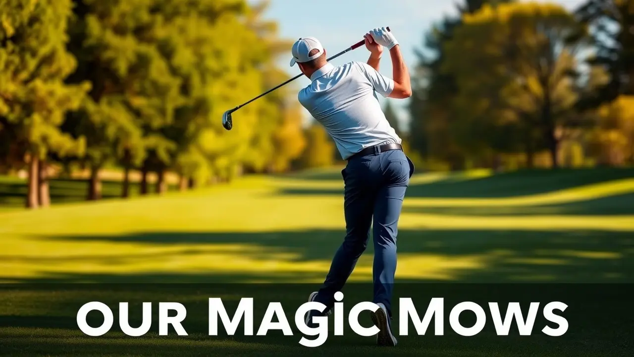 The New Four Magic Moves To Winning Golf: A Comprehensive Review Golfer demonstrating The New Four Magic Moves To Winning Golf