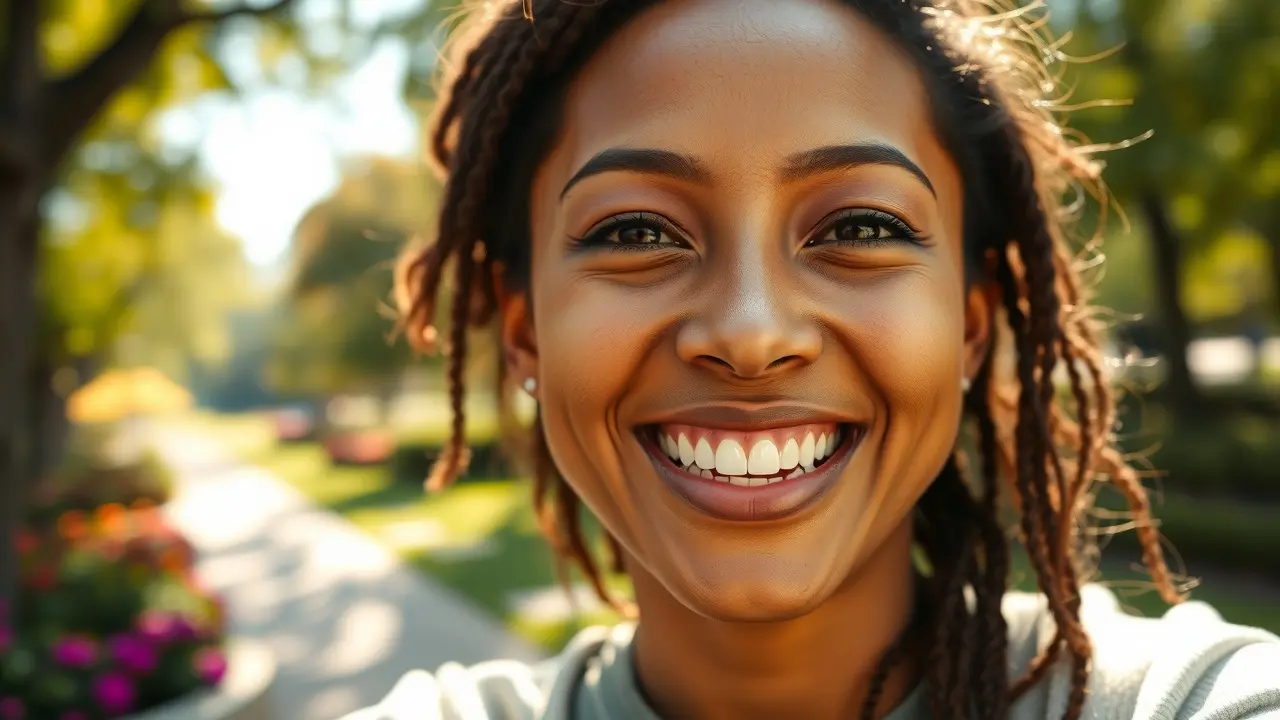 The Ultimate Happiness Guide Review: Can It Really Make You Happier? Smiling person outdoors