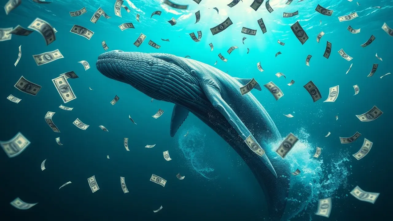 The Whale Won Betting System Review: Does It Really Win? Whale breaching with money raining down