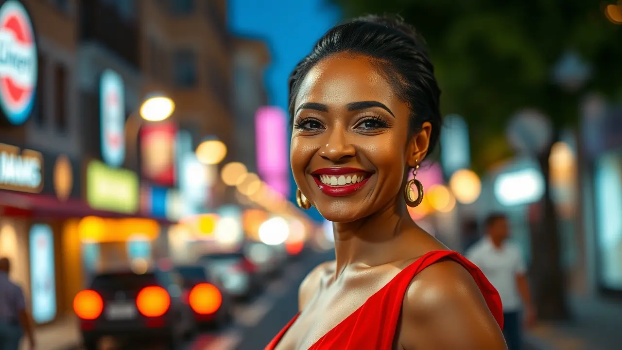 The Woman Men Adore: Unveiling the Secrets to Lasting Attraction Confident woman smiling in a red dress