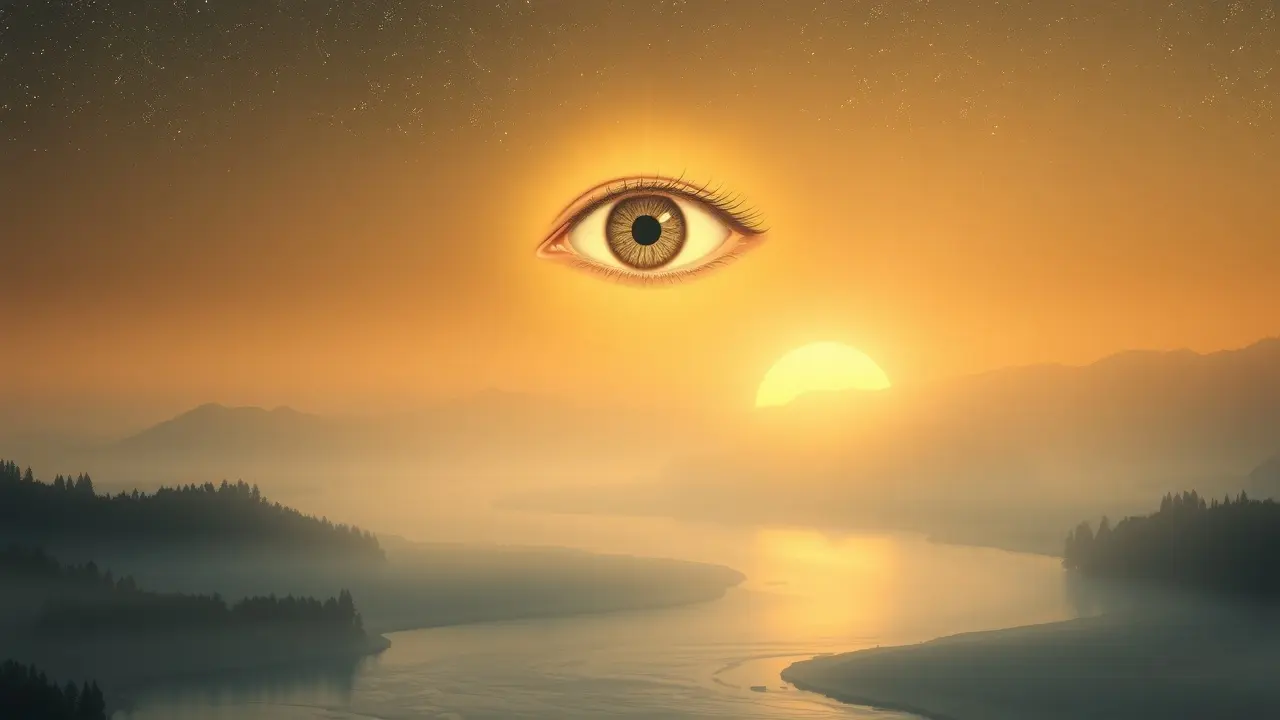 Unlocking Your Inner Potential: A Review of the Third Eye Code Mystical third eye above landscape