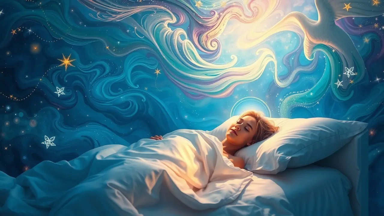 Unlock Your Potential with the Unique Lucid Dreaming Offer: A Comprehensive Review Lucid dreaming with glowing head.